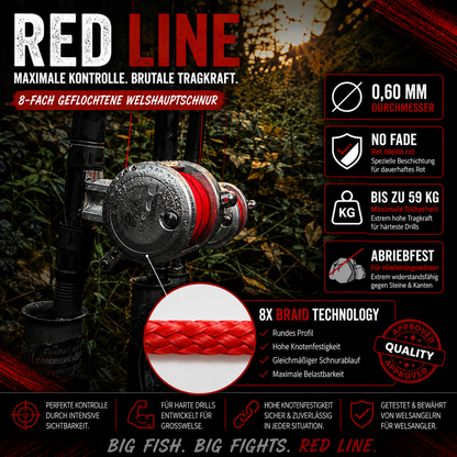 Red Line 0,60mm Hauptschnur 400m