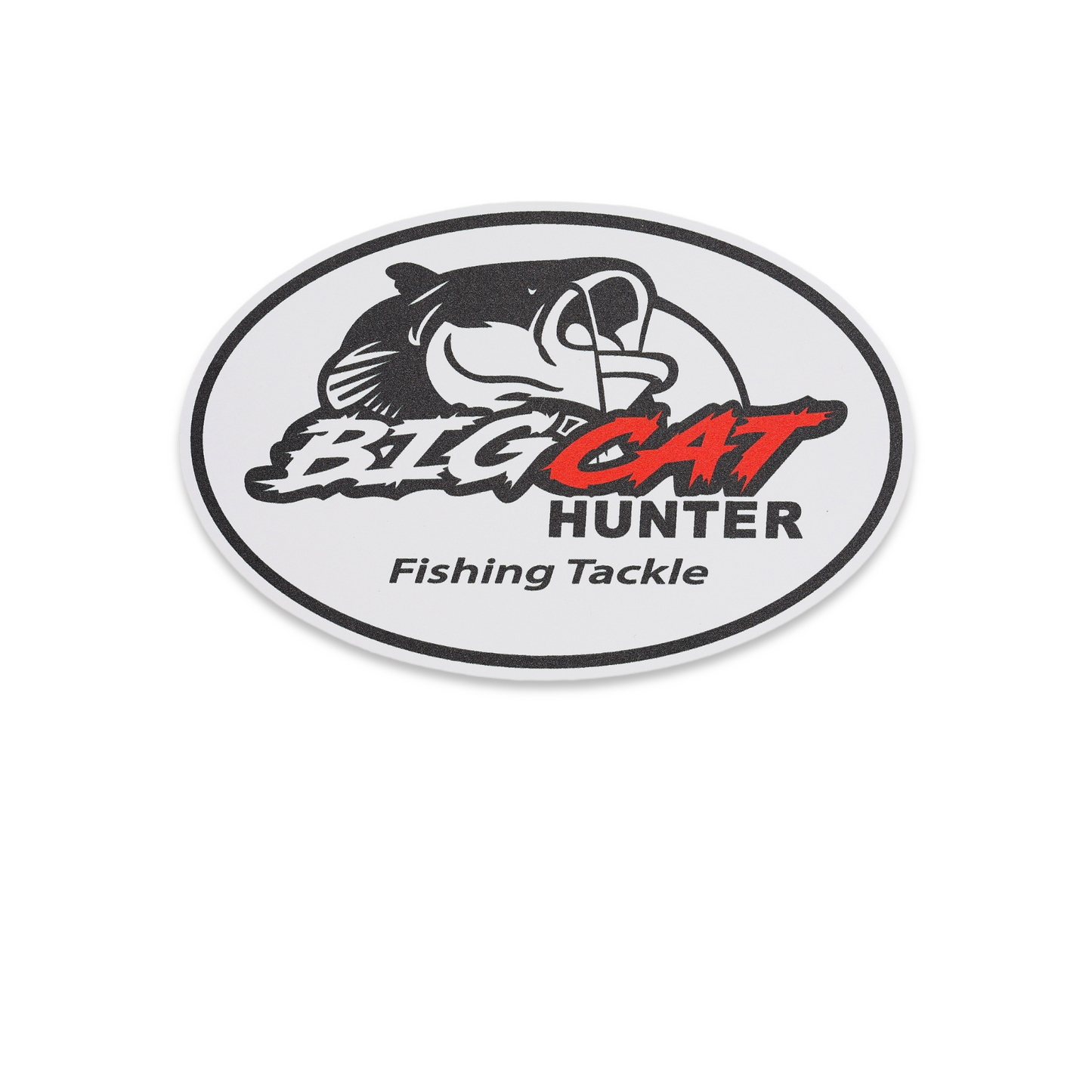 Big Cat Hunter Sticker Oval 10,5 x 7cm