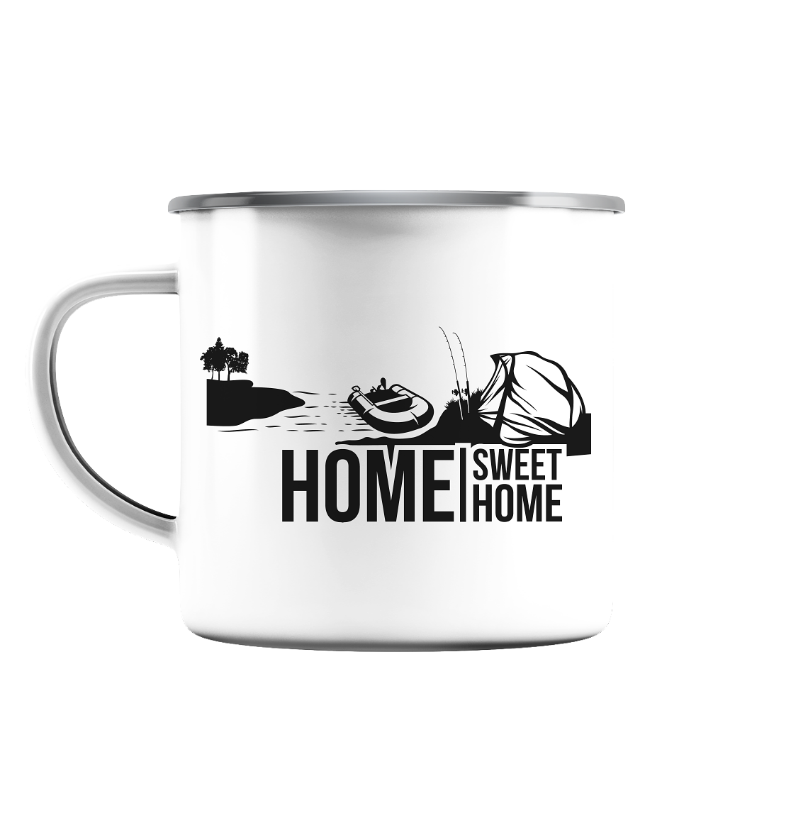 Emaille Tasse Home Sweet Home